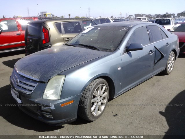 1G6DW677360169091 - 2006 CADILLAC STS GREEN photo 2