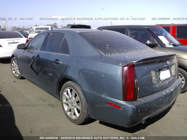 1G6DW677360169091 - 2006 CADILLAC STS GREEN photo 3