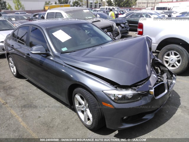 WBA3C1C59EK113701 - 2014 BMW 328 I SULEV GRAY photo 1