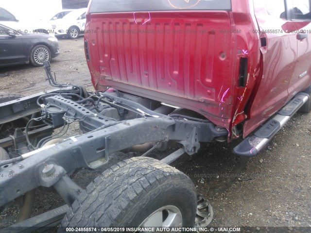 5TFRU5F13BX025042 - 2011 TOYOTA TUNDRA DOUBLE CAB SR5 RED photo 6