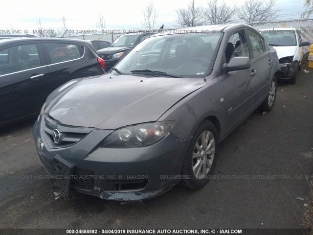 JM1BK324071675274 - 2007 MAZDA 3 S GRAY photo 2