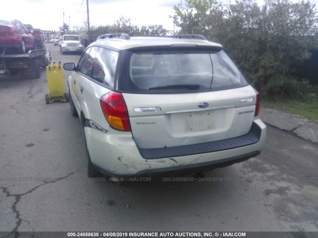 4S4BP61C477302596 - 2007 SUBARU LEGACY OUTBACK 2.5I Champagne photo 3