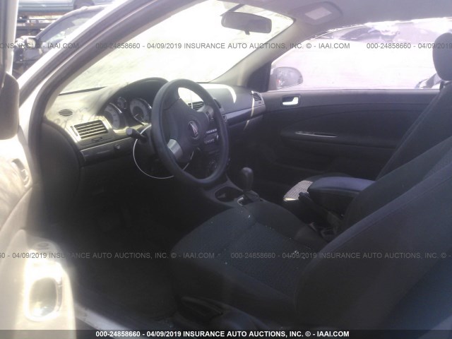 1G2AS18H497160924 - 2009 PONTIAC G5 WHITE photo 5