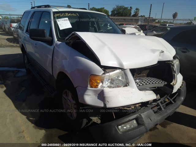 1FMPU16555LB12340 - 2005 FORD EXPEDITION XLT WHITE photo 1