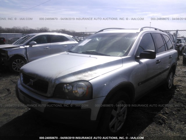 YV1CZ59H641063879 - 2004 VOLVO XC90 SILVER photo 6