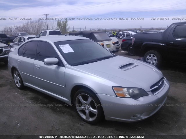 4S3BL686754213412 - 2005 SUBARU LEGACY GT SILVER photo 1