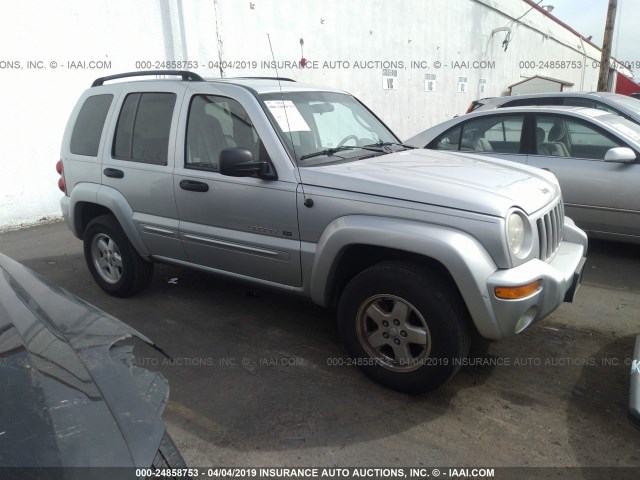 1J4GL58KX2W107348 - 2002 JEEP LIBERTY LIMITED SILVER photo 1