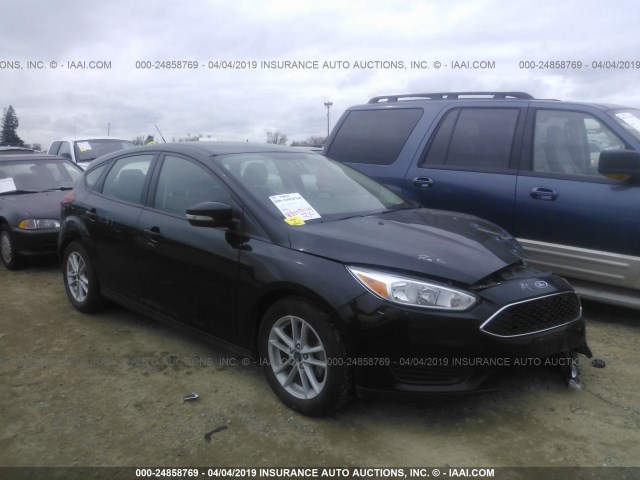 1FADP3K22HL232306 - 2017 FORD FOCUS SE BLACK photo 1