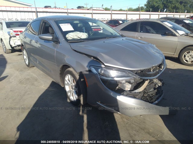 1C3CCCAB3GN112525 - 2016 CHRYSLER 200 LIMITED SILVER photo 1