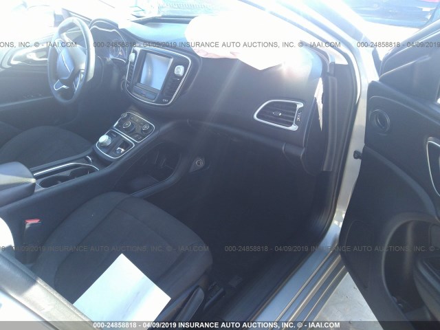 1C3CCCAB3GN112525 - 2016 CHRYSLER 200 LIMITED SILVER photo 5