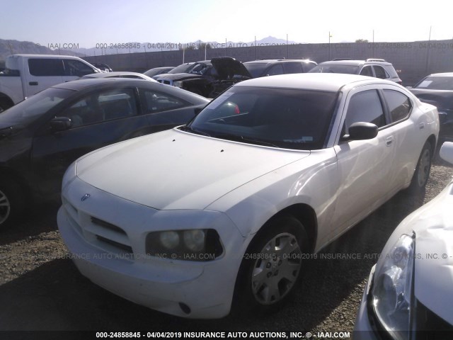 2B3KA43G77H736317 - 2007 DODGE CHARGER SE/SXT WHITE photo 2