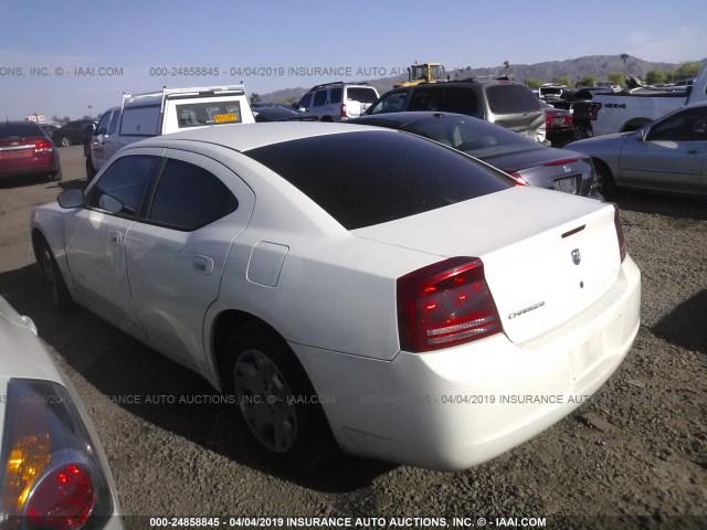 2B3KA43G77H736317 - 2007 DODGE CHARGER SE/SXT WHITE photo 3