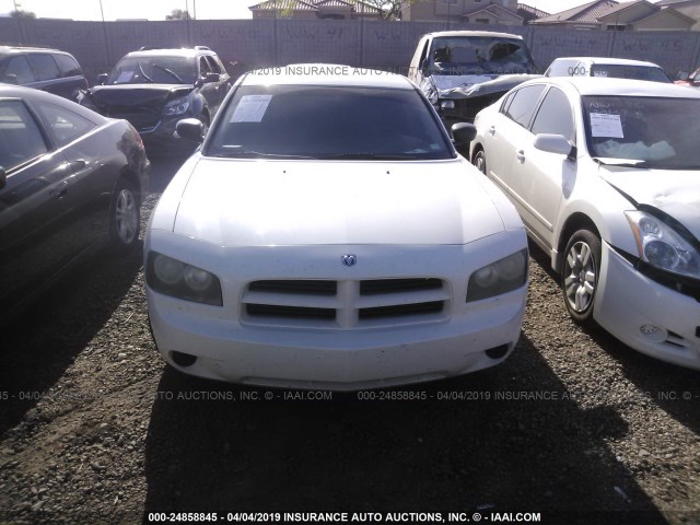 2B3KA43G77H736317 - 2007 DODGE CHARGER SE/SXT WHITE photo 6