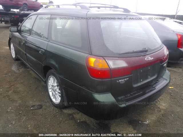 4S3BH635037303366 - 2003 SUBARU LEGACY L/L SPECIAL GREEN photo 3