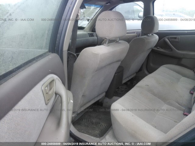 4T1BF22K81U971187 - 2001 TOYOTA CAMRY LE/XLE 绿色 照片 8