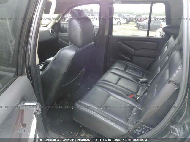 1FMEU758X6UA88411 - 2006 FORD EXPLORER LIMITED BLACK photo 8