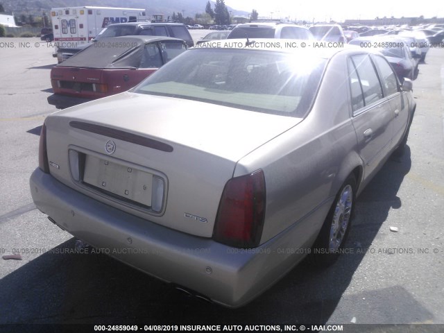 1G6KF57935U162409 - 2005 CADILLAC DEVILLE DTS GOLD photo 4