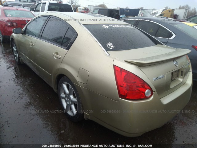 1N4BA41E94C813130 - 2004 NISSAN MAXIMA SE/SL GOLD photo 3