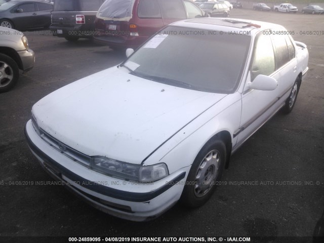 JHMCB7561MC046906 - 1991 HONDA ACCORD EX/EX-R WHITE photo 2