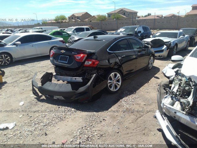 1G1BG5SM3G7296787 - 2016 CHEVROLET CRUZE PREMIER BLACK photo 4