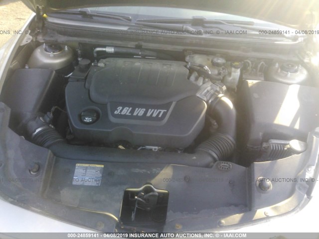 1G1ZK57768F281983 - 2008 CHEVROLET MALIBU LTZ ოქროსფერი ფოტო 10