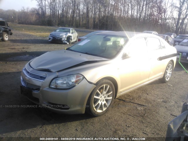 1G1ZK57768F281983 - 2008 CHEVROLET MALIBU LTZ ოქროსფერი ფოტო 2