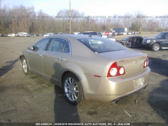 1G1ZK57768F281983 - 2008 CHEVROLET MALIBU LTZ ოქროსფერი ფოტო 3