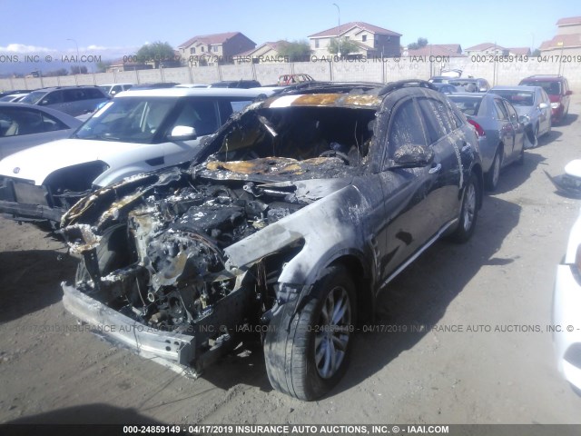 JN8AS1MW4BM434059 - 2011 INFINITI FX35 BLACK photo 2