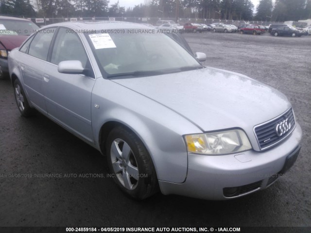 WAULT64B63N059299 - 2003 AUDI A6 3.0 QUATTRO SILVER photo 1