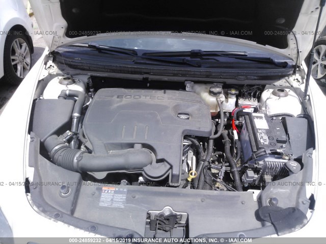 1G1ZC5E09CF366165 - 2012 CHEVROLET MALIBU 1LT 白色 照片 10