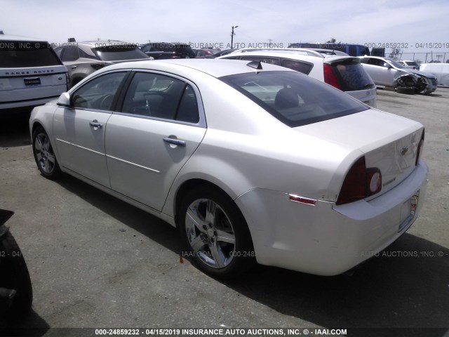 1G1ZC5E09CF366165 - 2012 CHEVROLET MALIBU 1LT 白色 照片 3