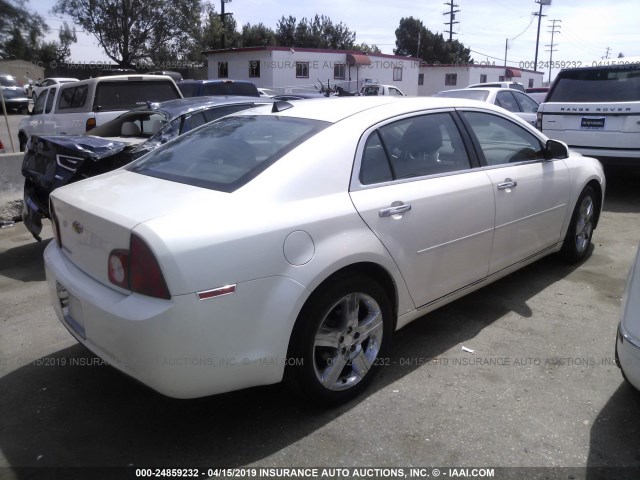1G1ZC5E09CF366165 - 2012 CHEVROLET MALIBU 1LT 白色 照片 4