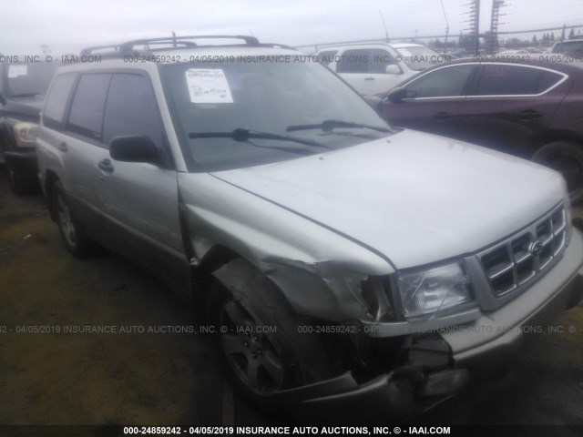 JF1SF6552YH702564 - 2000 SUBARU FORESTER S SILVER photo 1