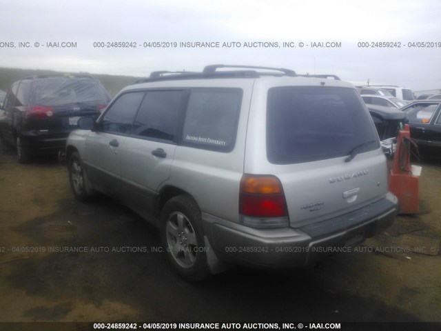 JF1SF6552YH702564 - 2000 SUBARU FORESTER S SILVER photo 3