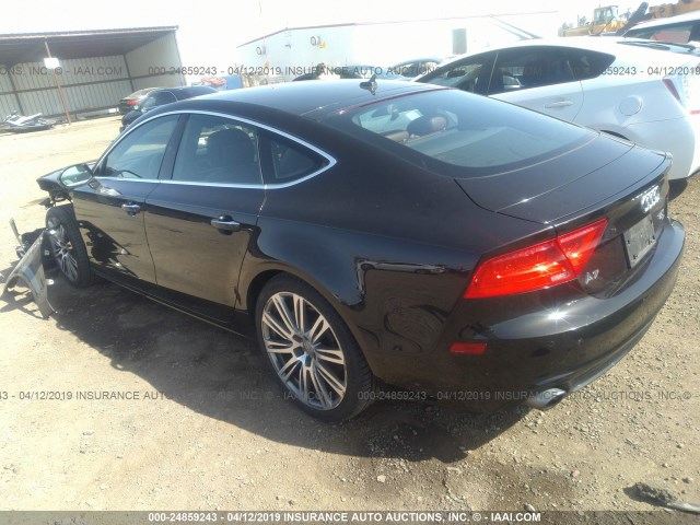 WAUYGAFC7DN110250 - 2013 AUDI A7 PREMIUM PLUS BLACK photo 3