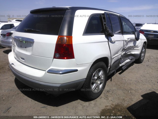 2A4GM68406R750357 - 2006 CHRYSLER PACIFICA TOURING WHITE photo 4