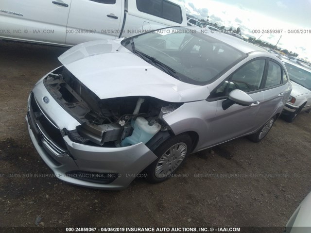 3FADP4AJ3FM224970 - 2015 FORD FIESTA S SILVER photo 2