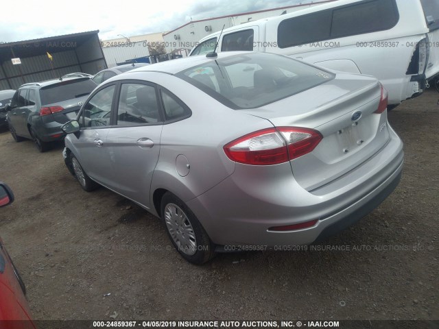 3FADP4AJ3FM224970 - 2015 FORD FIESTA S SILVER photo 3