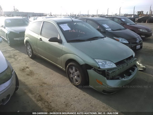 1FAHP31N07W316263 - 2007 FORD FOCUS ZX3/S/SE/SES GREEN photo 1