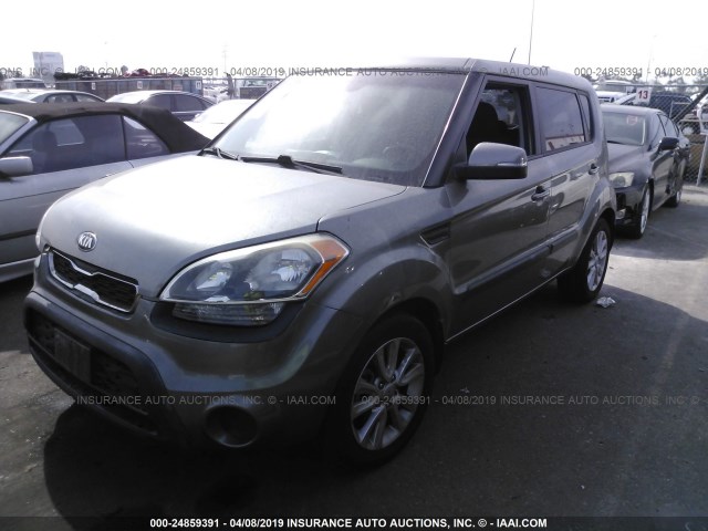 KNDJT2A6XD7633502 - 2013 KIA SOUL +/!/SPORT GRAY photo 2