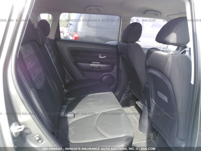 KNDJT2A6XD7633502 - 2013 KIA SOUL +/!/SPORT GRAY photo 8