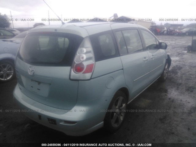 JM1CR293860126546 - 2006 MAZDA 5 TURQUOISE photo 4