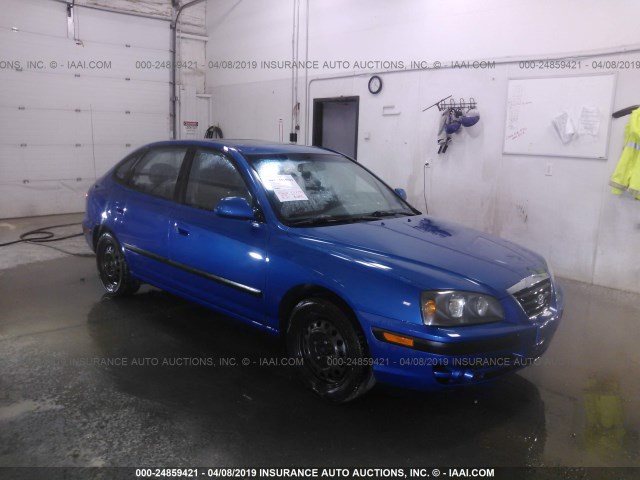 KMHDN56D05U144735 - 2005 HYUNDAI ELANTRA GLS/GT BLUE photo 1