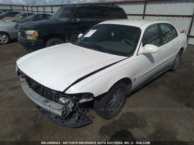 1G4HR54K01U134398 - 2001 BUICK LESABRE LIMITED WHITE photo 2