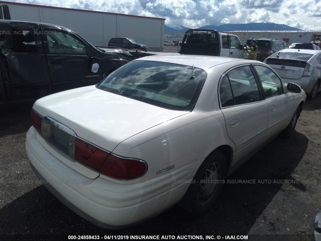 1G4HR54K01U134398 - 2001 BUICK LESABRE LIMITED WHITE photo 4