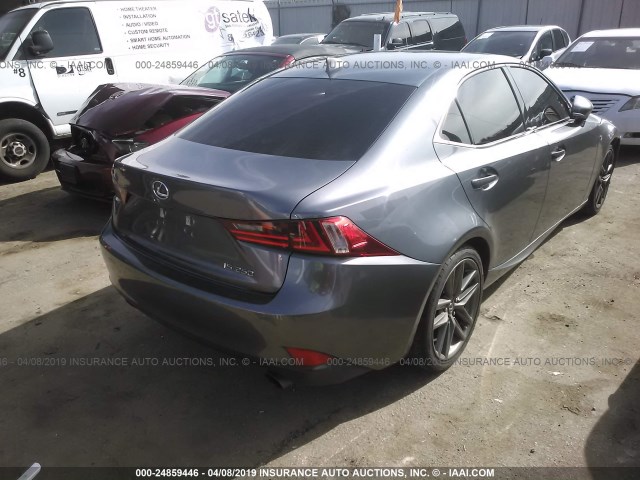 JTHBF1D2XE5035131 - 2014 LEXUS IS 250 GRAY photo 4