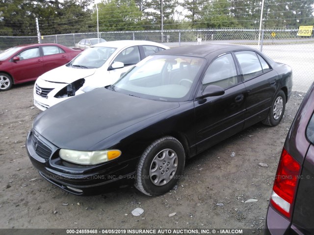 2G4WB52K521144890 - 2002 BUICK REGAL LS BLACK photo 2