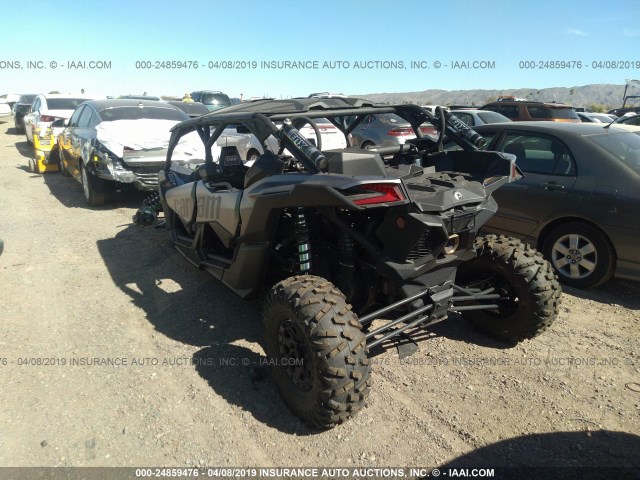 3JBVNAW40KK000280 - 2019 CAN-AM MAVERICK X3 MAX X RS TURBO R GRAY photo 3