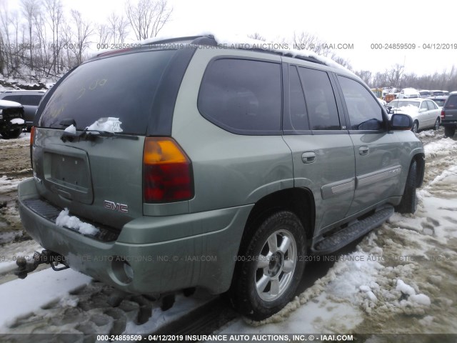 1GKDT13S432378346 - 2003 GMC ENVOY GREEN photo 4