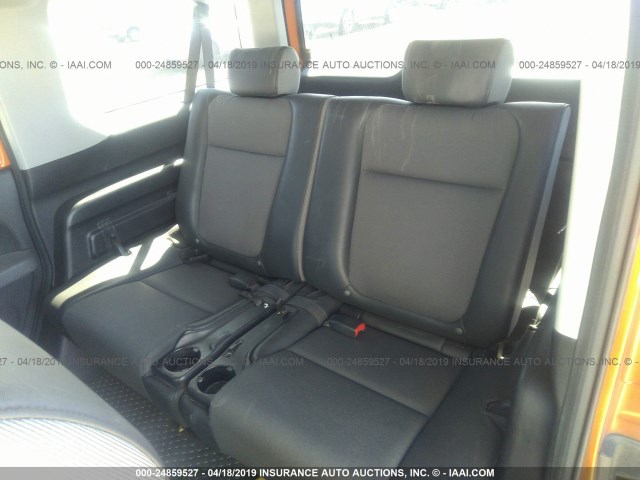 5J6YH18706L009589 - 2006 HONDA ELEMENT EX ORANGE photo 8